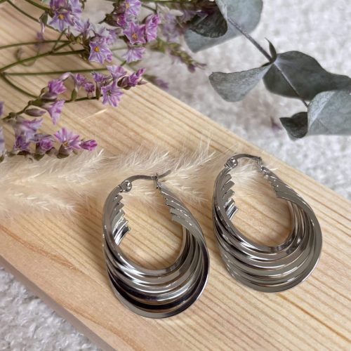 Boucles d'oreilles en Acier Inoxydable