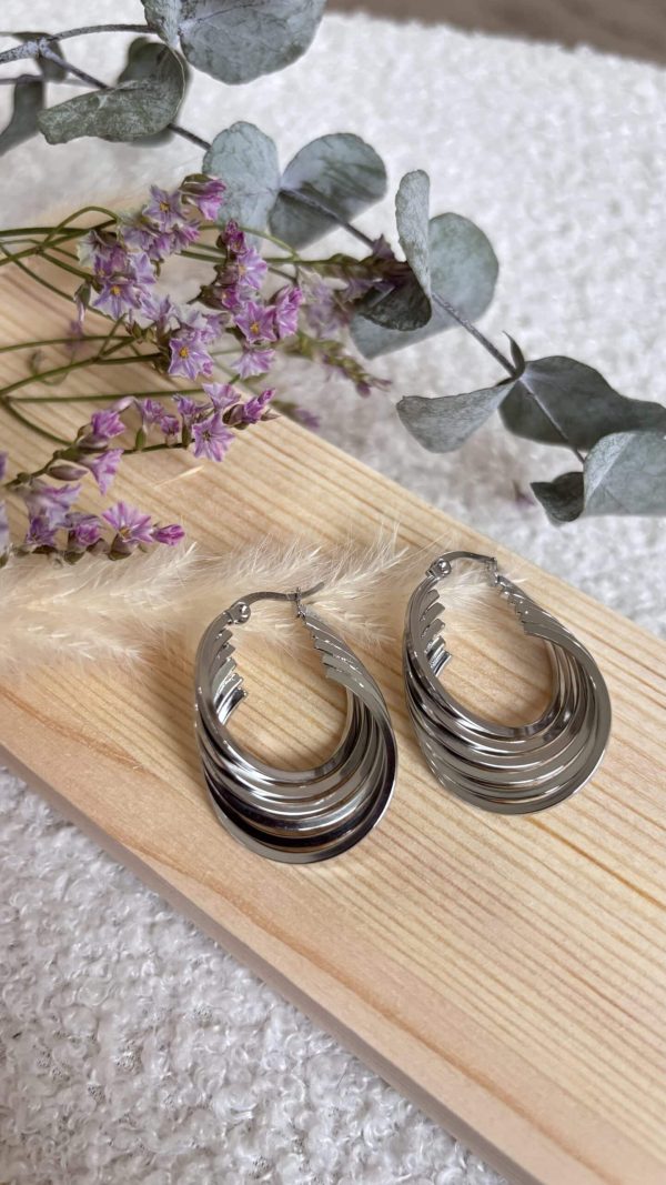 Boucles d'oreilles en Acier Inoxydable