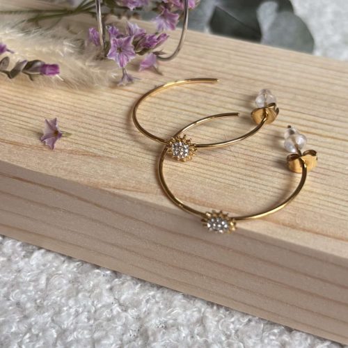 Boucles d'oreilles en Acier Inoxydable