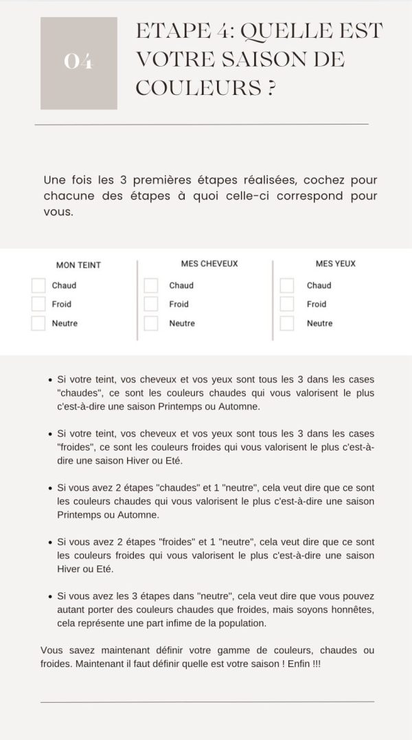 Ton livret de conseil en image