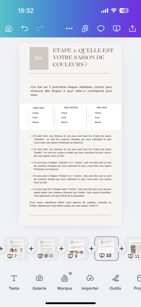 Ton livret de conseil en image